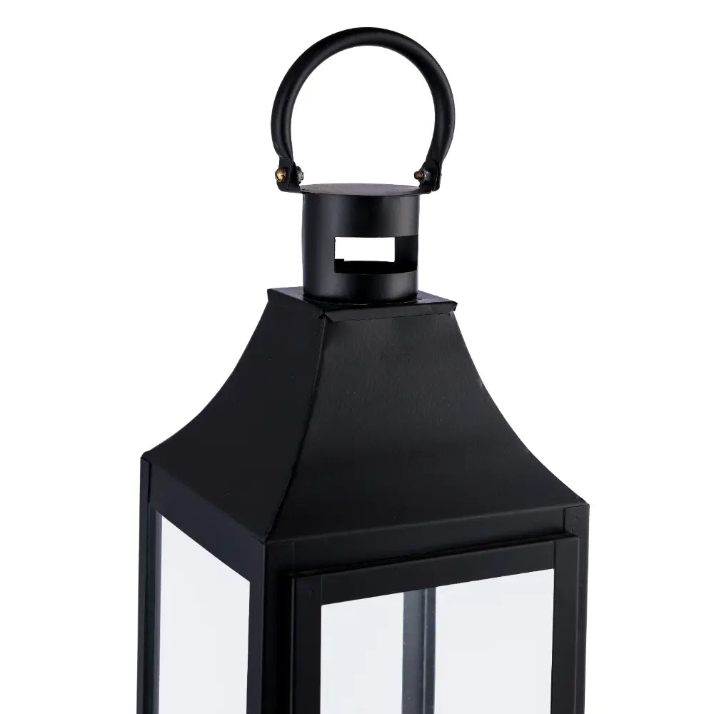 Grand Manor Lantern Black Medium